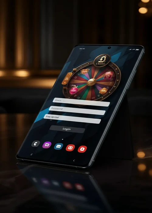 Pokie Spins login page with secure member access and password protection